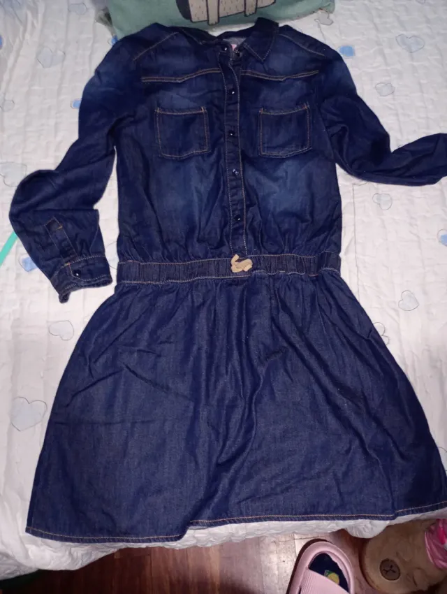Vestido vaquero niña