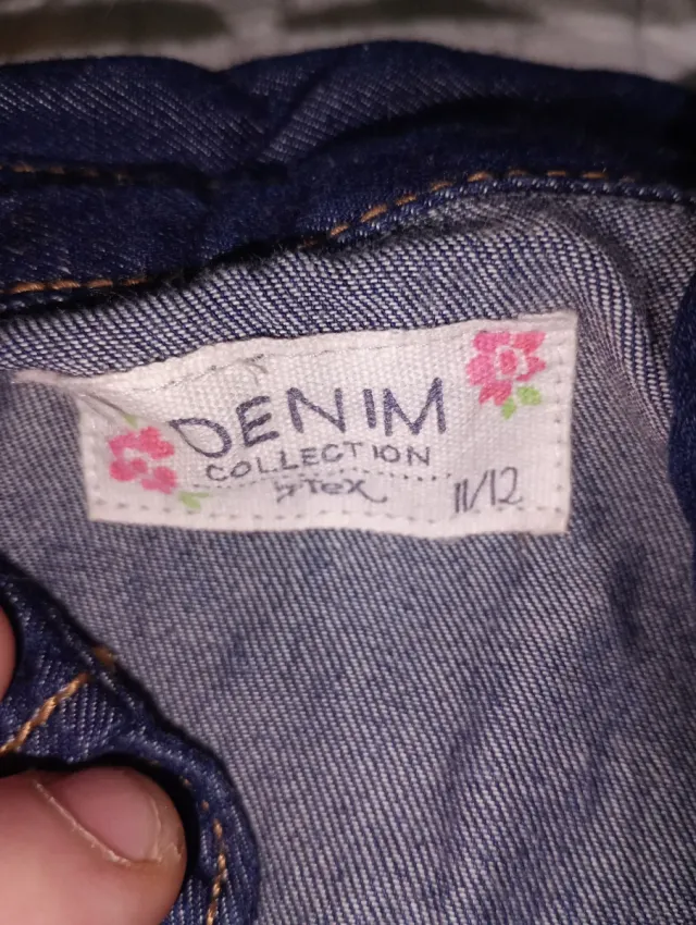 Vestido vaquero niña