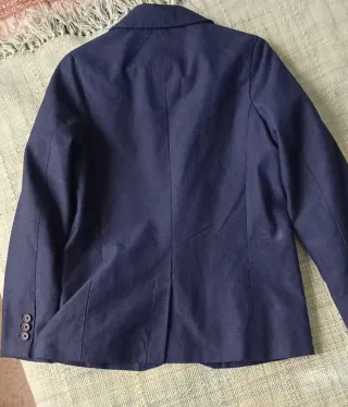 Americana Sfera Azul Gris Talla M niño