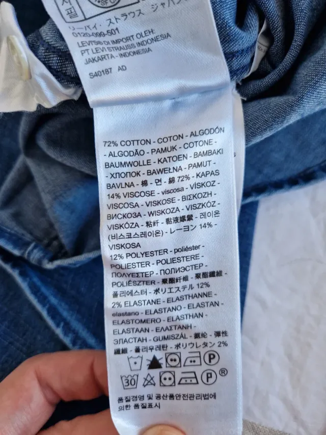 Camisa vaquera Levi's Talla S