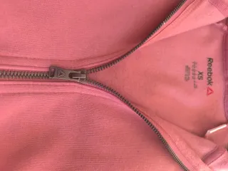 Sudadera Reebok Rosa con Capucha Talla XS