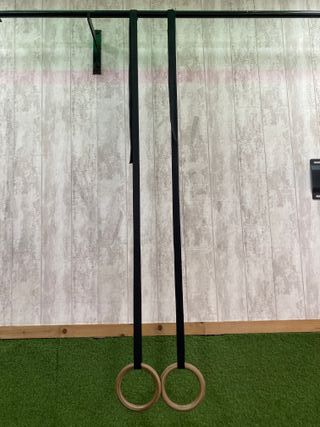 Anillas de madera para gimnasia (par)
