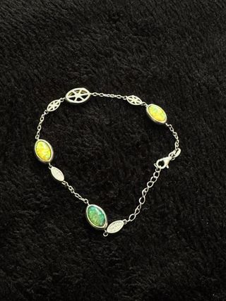 Pulsera Plata 925 Ópalos