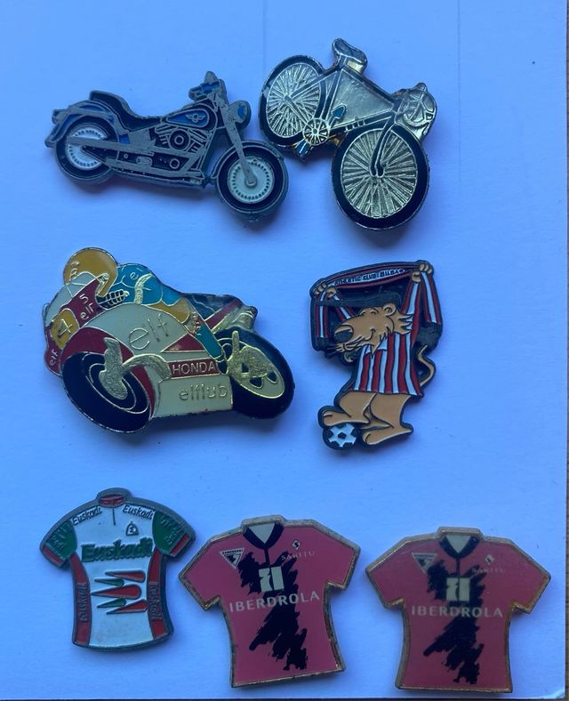 7 Pines de Colección: Motos, Ciclismo y Fútbol