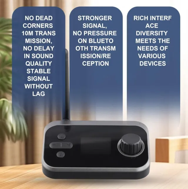 Adaptador Audio Inalámbrico 2 en 1 TX/RX