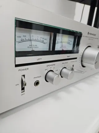 Amplificador Kenwood KA-801 Plata/Blanco