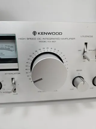 Amplificador Kenwood KA-801 Plata/Blanco
