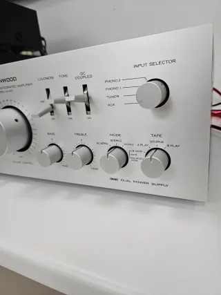 Amplificador Kenwood KA-801 Plata/Blanco