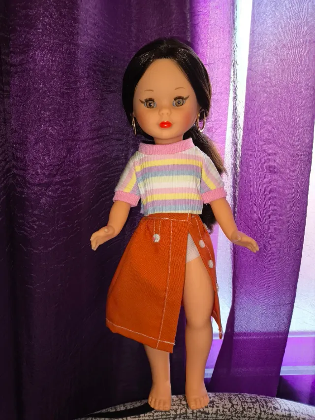 Nancy se viste de flamenca