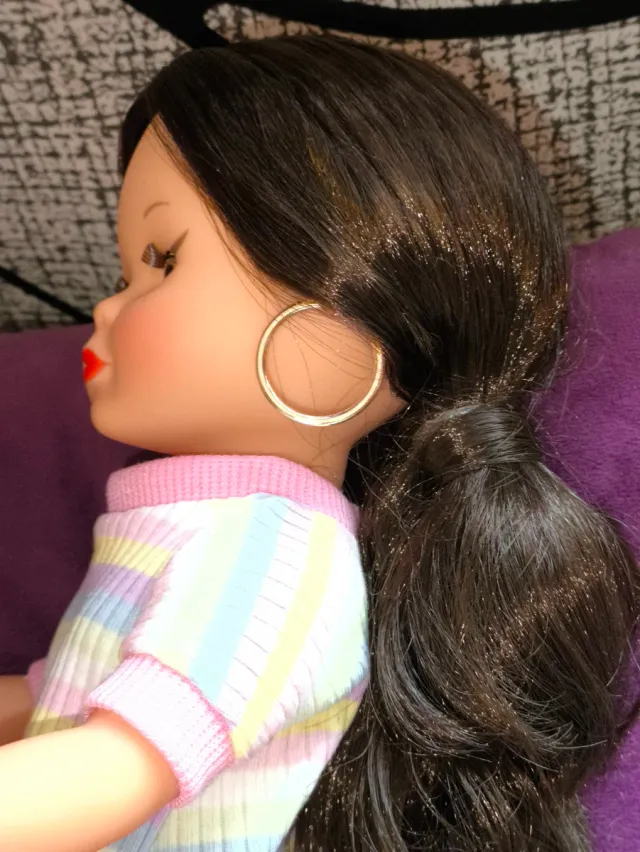 Nancy se viste de flamenca