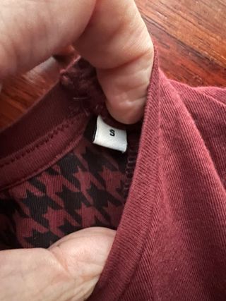 T-shirt Jack & Jones bordeaux cotone taglia S