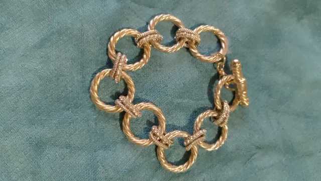 Pulsera Diseño Oro y Plata