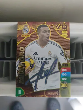 Cromo Mbappé Balón de Oro Panini