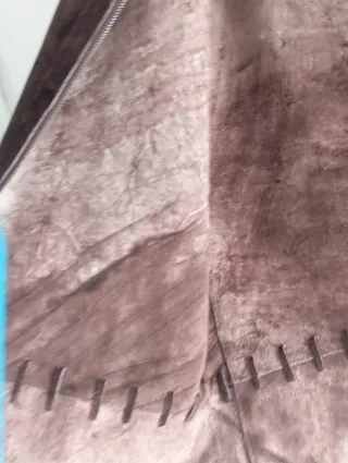 Chaqueta de Ante Marrón vintage Hecha a medida