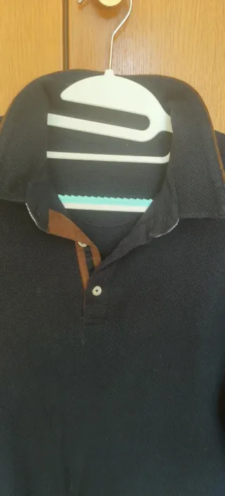 Camiseta Polo Zara azul marino