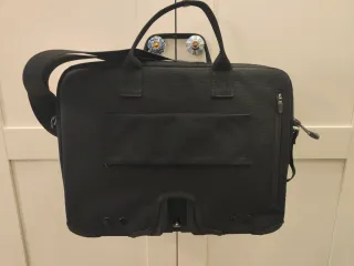 Maletín ejecutivo Brompton negro con anclaje