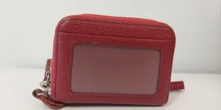 Cartera Roja con 2 Compartimentos y Asa
