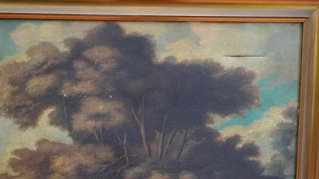 Cuadro antiguo paisaje