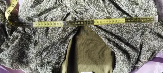 Vestido gasa estampado Springfield verde