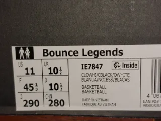 Zapatillas Baloncesto Adidas Bounce Legends 45 1/3