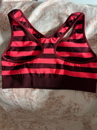 Sujetador deportivo TEX rayas.