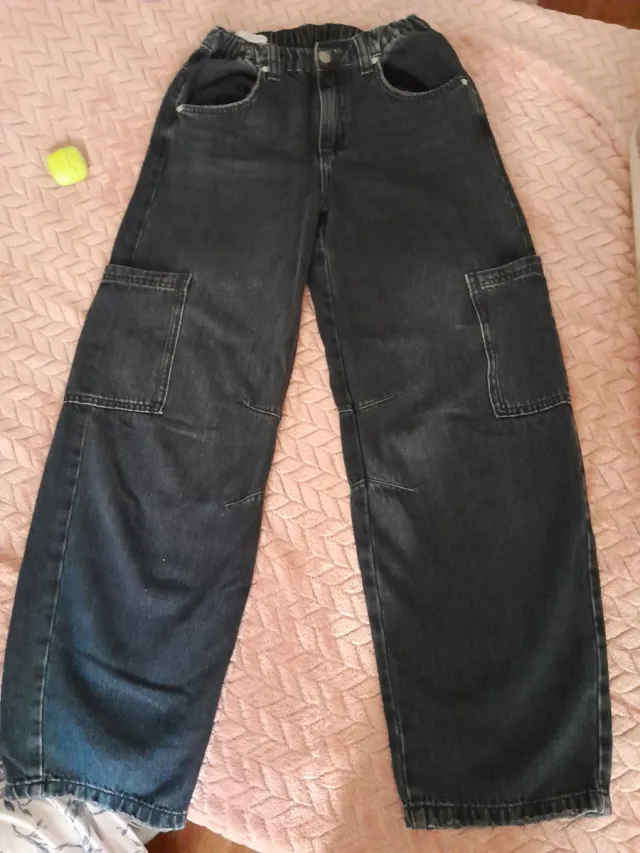 Pantalones cargo negros