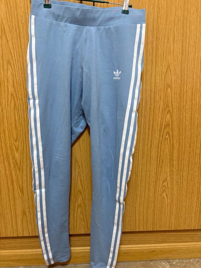 Mallas Adidas 3 bandas azul
