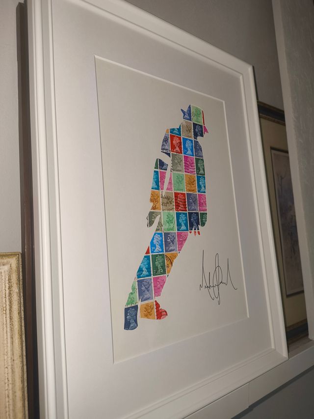 Michael Jackson Quadro moderno con Francobolli