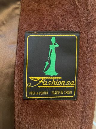 Abrigo largo vintage