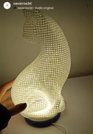 Lámpara Gato 3D