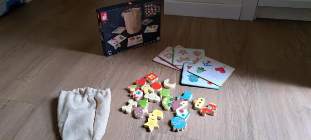 Juego Táctil Madera Figuras Variadas