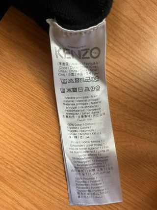 Jersey Kenzo Negro Talla S