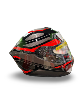 Casco integral Scorpion Exo-391 Leo – Negro Rojo