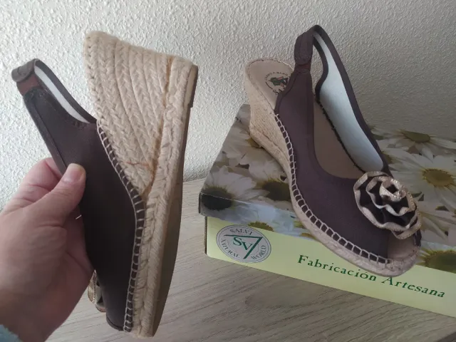 Zapatos esparto Salvador Sapena T.39