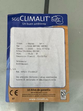 2 Puertas y 2 ventanas de aluminio NUEVAS