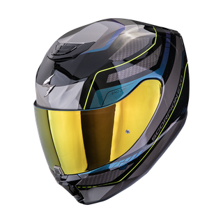 Casco integral Scorpion Exo-391 Leo – Negro Azul
