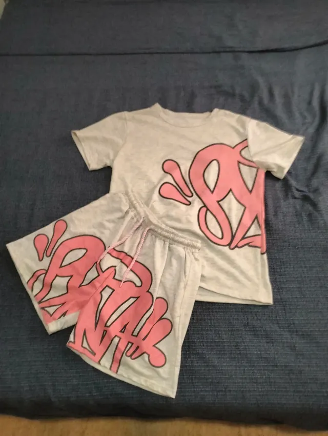 Chándal Syna World Blanco y Rosa