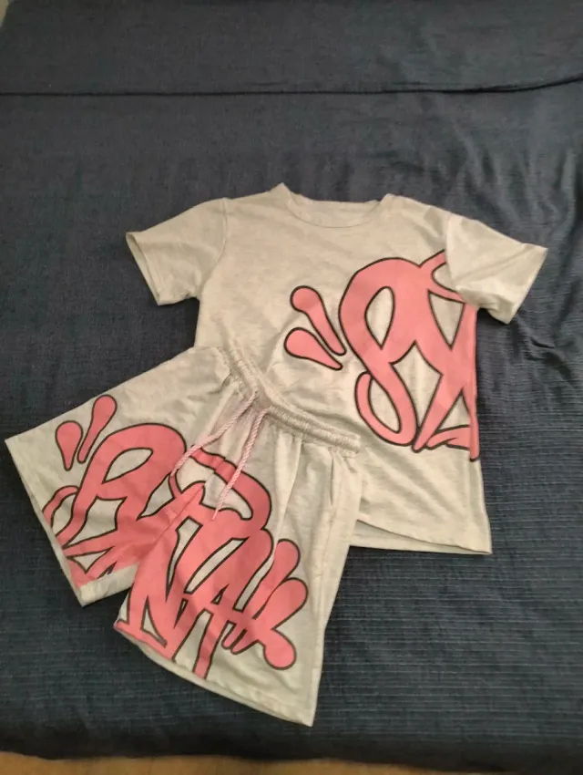 Chándal Syna World Blanco y Rosa