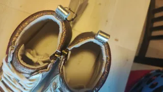 Zapatillas Scalpers Glitter Doradas y Plateadas