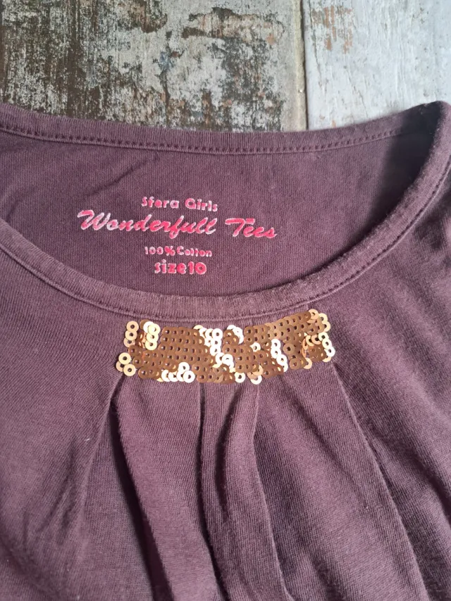 Lote 4 piezas manga larga niña