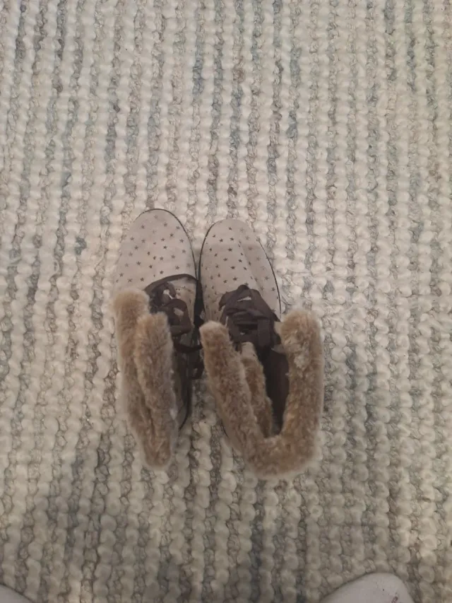 Botines niña/mujer con pelitos