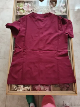 Casaca Sanitaria Granate T-L