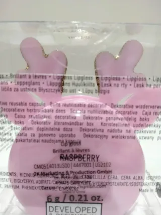 Lip gloss 2k marketing lampone