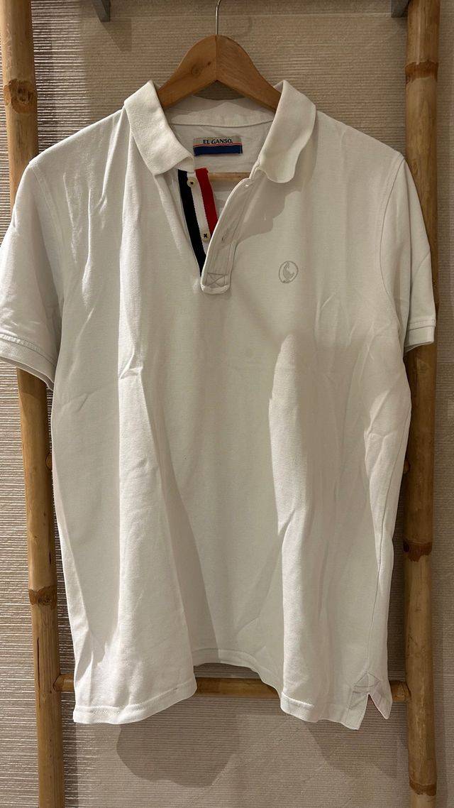 Polo El Ganso Talla M Blanco