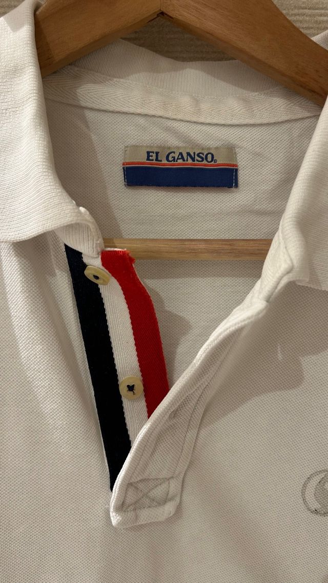 Polo El Ganso Talla M Blanco
