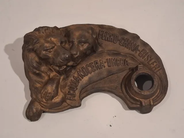 Porta calamaio vintage Ferro-China-Bisleri