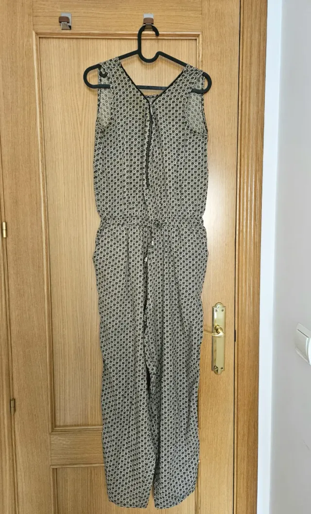 Mono largo estampado cremallera S/M
