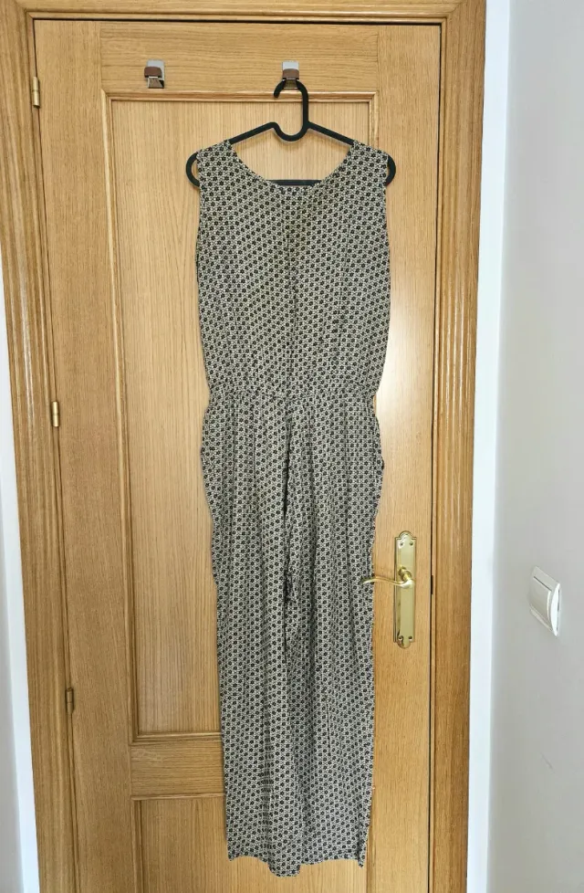 Mono largo estampado cremallera S/M