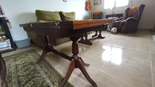 Mesa de centro de madera extensible