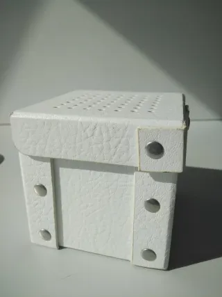 Caja de reloj Diesel blanca